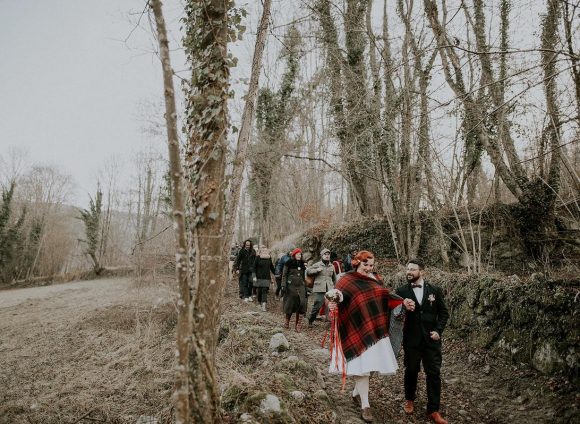 Émilie et Marc – Une cérémonie itinérante dans la montagne en hiver