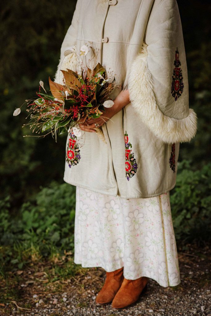 bouquet de mariee original automne