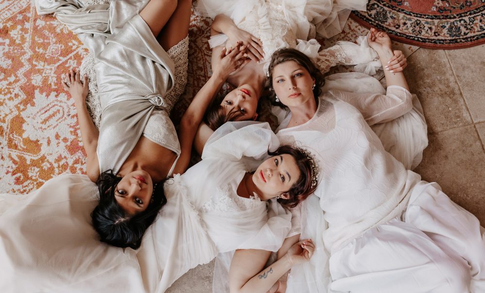 Over : la nouvelle collection de robes de mariées de Cécile Labrunie.